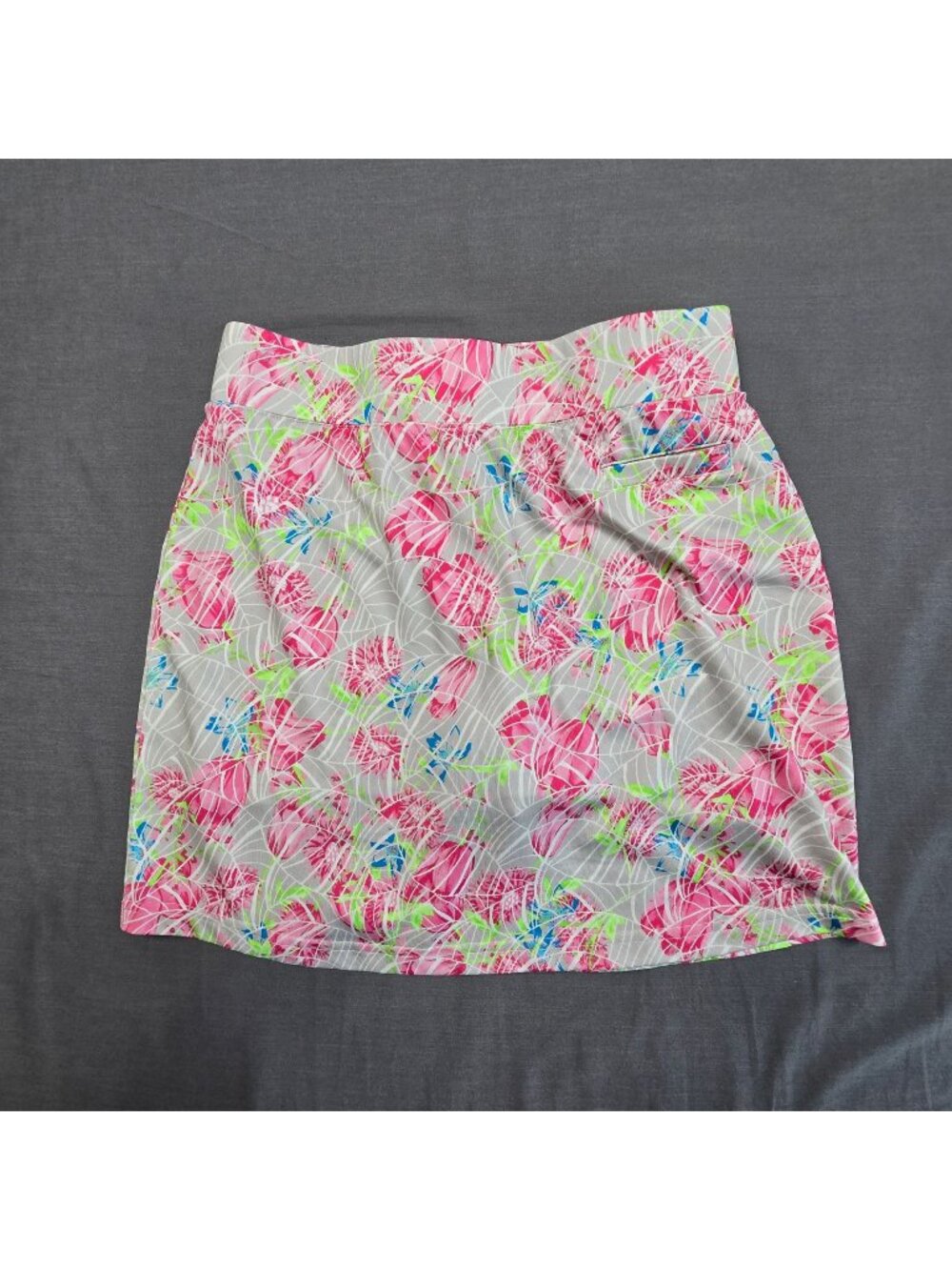 Pebble Beach S Womens Golf Skort Floral Pattern Lightweight Dry-Luxe Performance